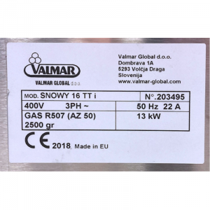 Valmar Snowy TTi 16 Turbina Elettronica Orizzontale