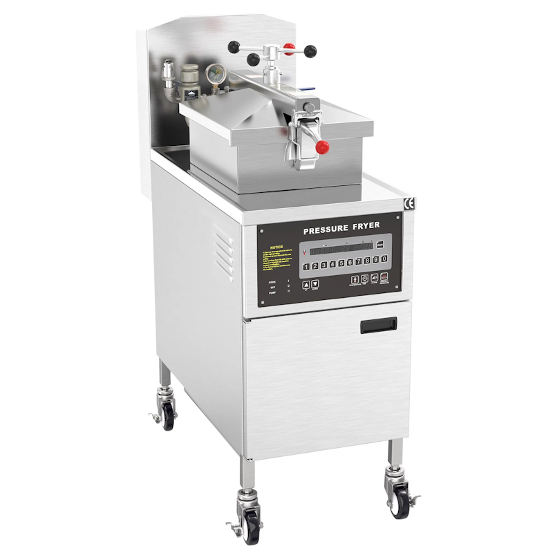 Pressure fryer Chicken Friteuse électrique haute pression avec système de filtration