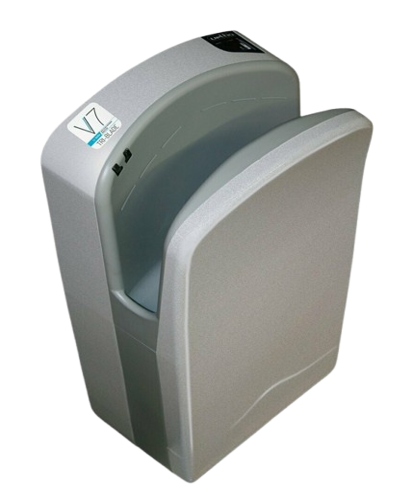 ChatGPT a dit :  VELTIA V7 TRIBLADE Hand Dryer – Matte Grey