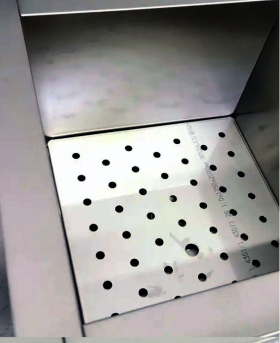 Pia de aço inox 44x44