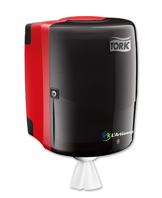 Tork Dispensador de Desenrolamento Central Vermelho – Sistema M2