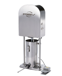 PSV VILLA ST13 poussoir hydraulique 13L en inox | Machine à saucisses professionnelle robuste et hygiénique